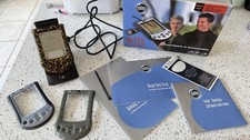Palm M125 Silver Handheld Organizer P80703U Has box w all plus 3 face plates