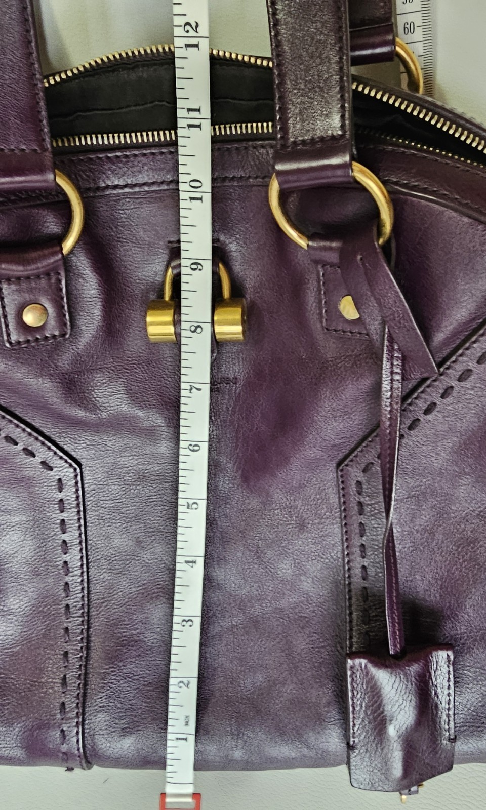 YSL Yves Saint Laurent Purple Muse Rive Gauche Sh… - image 5