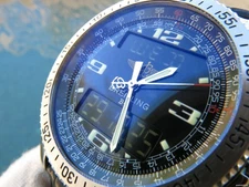 Breitling B-1 Multifunction Bidirectional Compass A68362 43mm MEN watch SERVICED