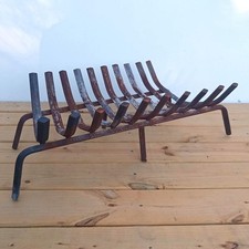 10 Bar Wrought Iron Fireplace Extra Large And Heavy Log Holder For Fireplaces