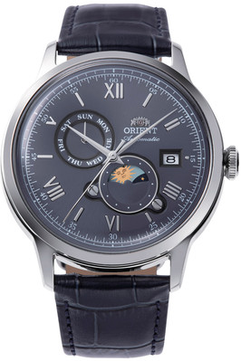 ORIENT RA-AK0806L Herrenuhr Nachtblau Edelstahl