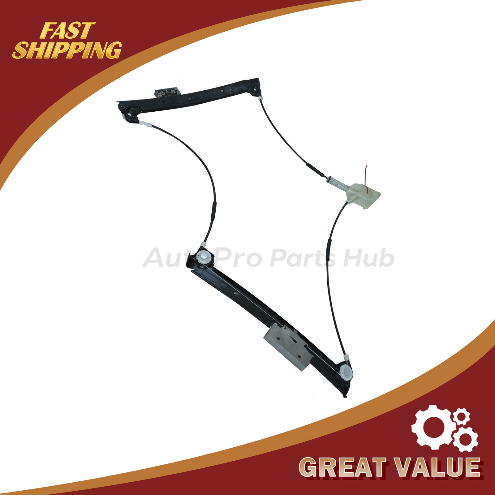 3W0837401J For 04-18 Bentley Continental GT Coupe Front Left Window Regulator US