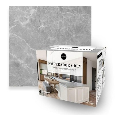 Countertop Paint Kit Epoxy Marble Easy Application Emperador Grey FG MB Giani