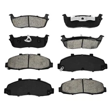 Front and Rear Ceramic Brake Pad for 1999-2003 Ford F-150 2002 Lincoln Blackwood
