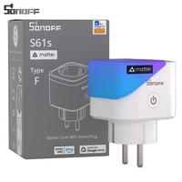 Sonoff S61S Matter Wlan Steckdose Strommessung Alexa Apple Home Google App Timer