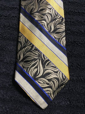 DION Signature Collection Men's 100% Silk REPP Necktie CANADA Designer NWOT