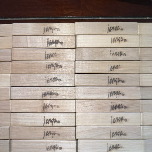 Lot of 45 Jengo Game Replacement Wood Block Piece Parts Only Preowned Good - Picture 5 of 8