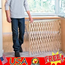 Expansion Walk Thru Swing-Wide Room Divider Retractable Baby Gate Pets 24" - 60"