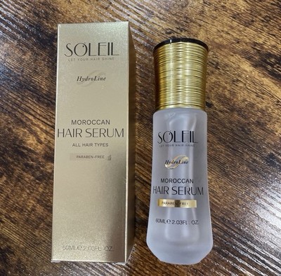 Hair Serum SOLEIL HydroLine Moroccan 60ml 2.03oz all hair types paraben free