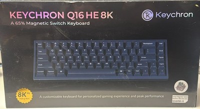 Keychron Q16he 8K Navy Blue - Brand New - Sealed (JB1)