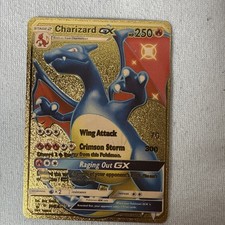 Pokémon TCG Charizard GX Hidden Fates SV49/SV94 Holo Full Art Fan Art Card NM/M