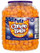 Utz Cheese Balls 35 Oz Tub