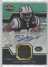 2011 Topps Triple Threads Unity Relics Emerald 8/50 Bilal Powell Auto 0o9