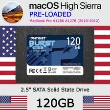 NEW 120GB 2.5 SSD | macOS High Sierra 10.13 L...