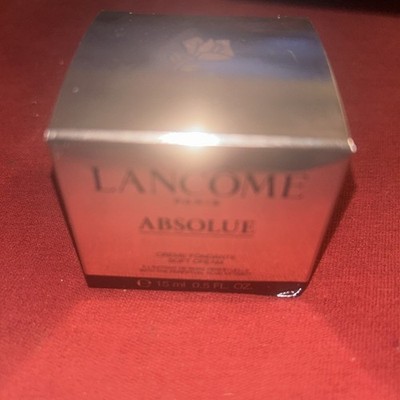 Lancome Absolue Soft Cream Rose Extract Anti Aging Travel Size 15 ml / 0.5 fl oz