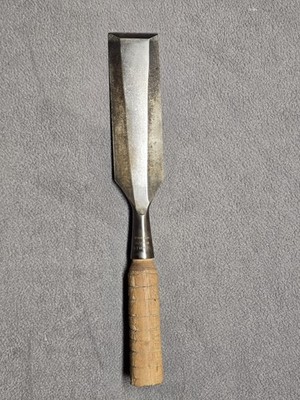 Vintage Stanley Number 720 Beveled Wood Chisel 2 Inch Wide X 6 Inches