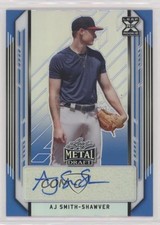 2021 Leaf Metal Draft Blue Rainbow 27/35 AJ Smith-Shawver #BA-AJS Auto 0cj