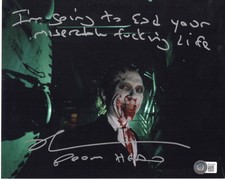 Richard Brake signed 8x10 Photo Doom Head - 31 Beckett Authentication