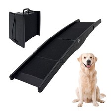 Hunderampe Autorampe Einstiegshilfe Auto 3x klappbar 152x40 cm 75 kg Anti-Rutsch