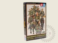 Wwii German Infantry - On Manuevers ( 15 Figuren ) / 1:48 - Tamiya 32530