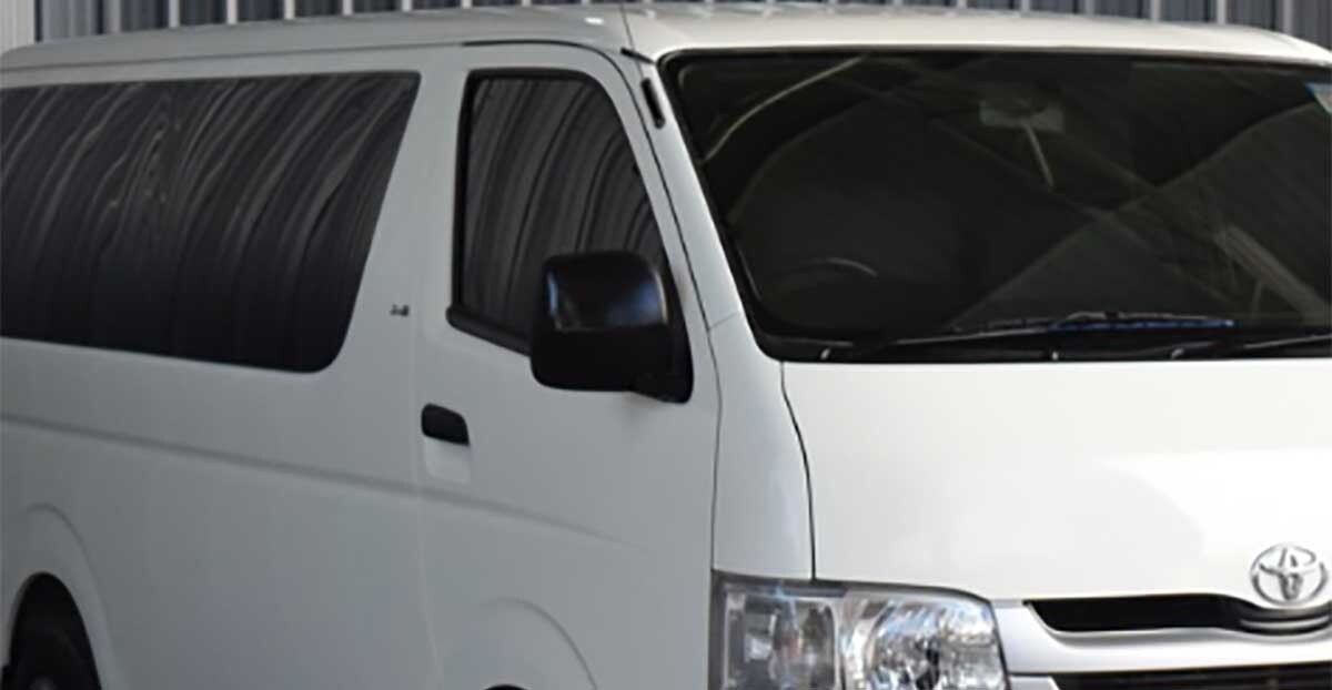 Right Black Side Manual View Mirror For Toyota Hiace Commuter 2005