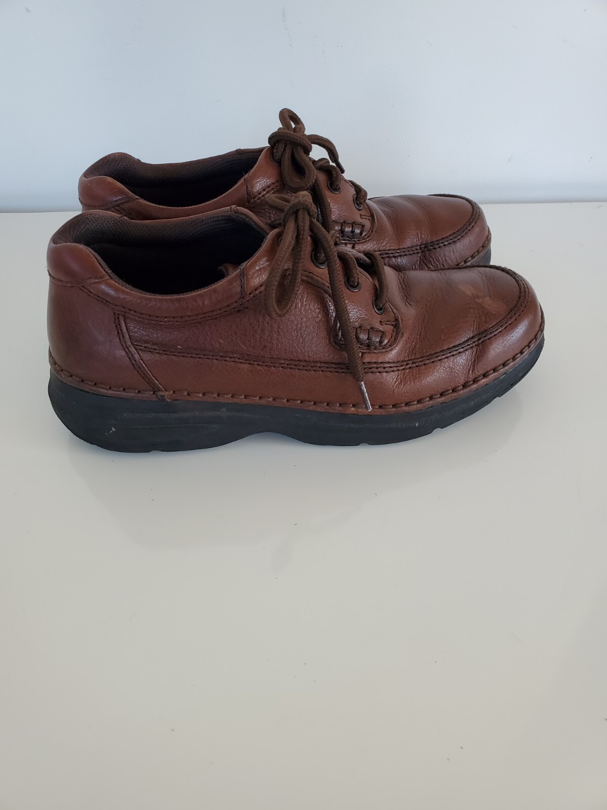 SAOLA Scarpe casual Nunn Bush da uomo 8M comode gel ammortizzatore Cameron marrone scuro