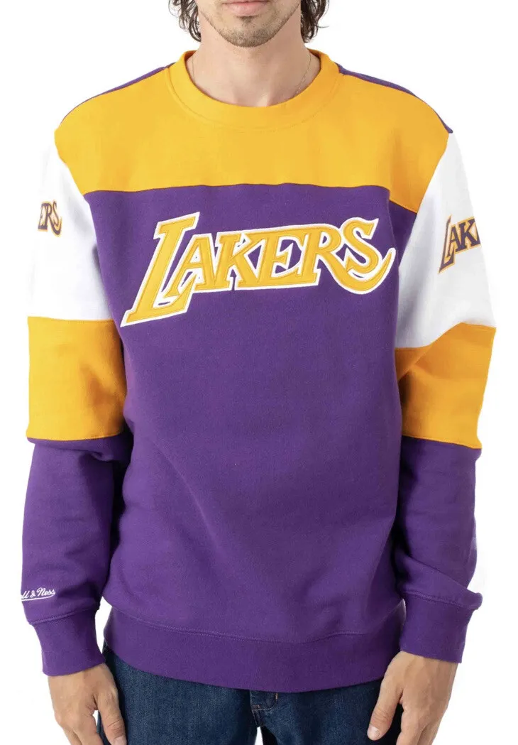 Mitchell & Ness Lakers Crew Neck Sweatshirt