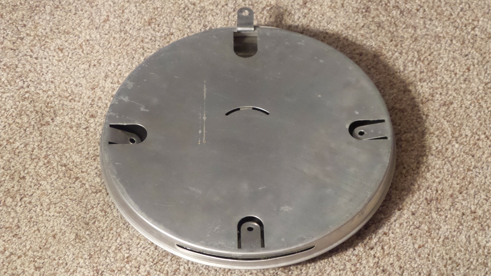 Vintage Chromalox Round Glass Thermometer Pam Clock Co. New Rochelle NY