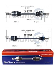 For Toyota Tercel Paseo 1987-1999 Pair of Front CV Axle Shafts SurTrack Set