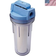 HF-360B Whole Filtration System - 3/4" Inlet/Outlet, Clear Housing