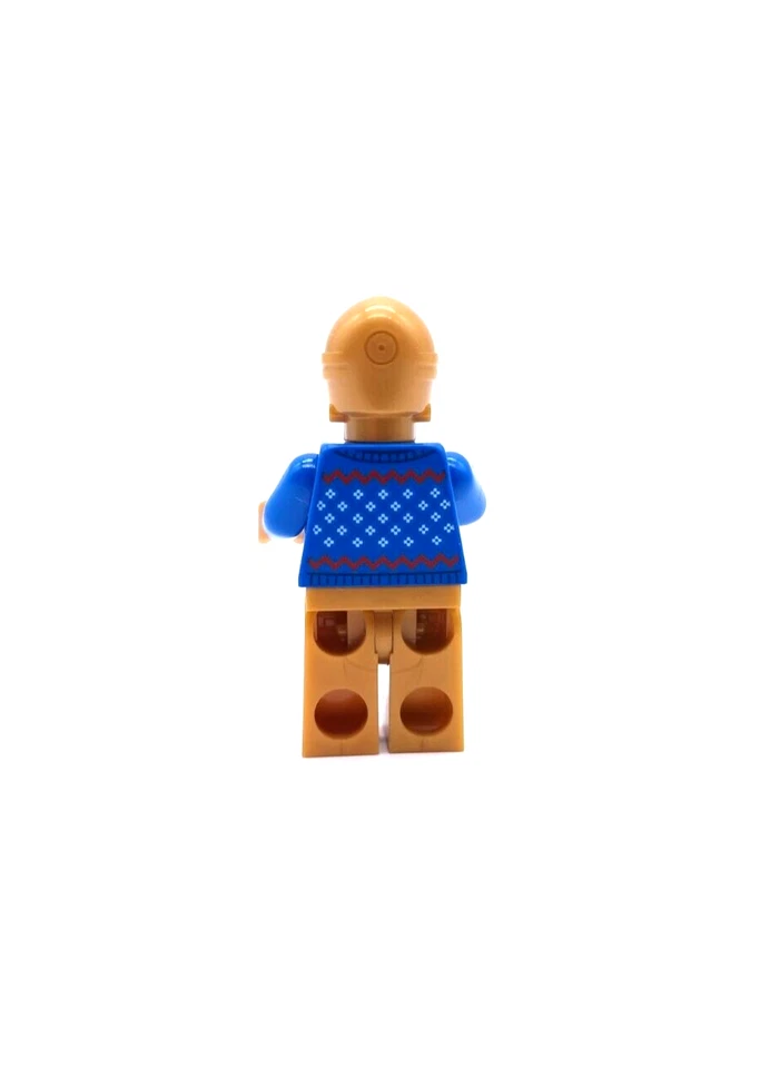 LEGO Star Wars Minifigur C-3PO Weihnachtspullover X-Mas Sweater sw1238 75340 - Bild 4 von 4