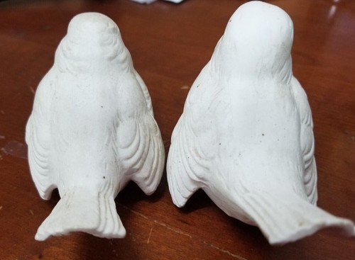 Goebel W. Germany - Set of 2 Vintage White Sparrows (CV73) - Picture 2 of 4