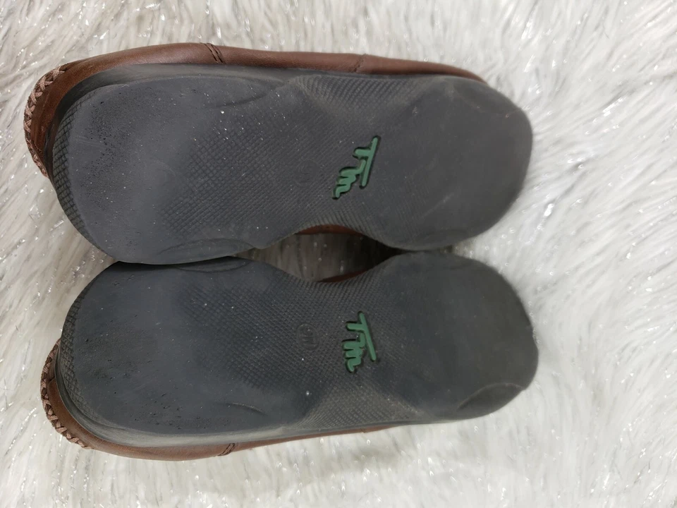 THOM MCAN 21244 Zapatos Informales Cuero Marrón Borlas Talla 9W Foto 4 de 4