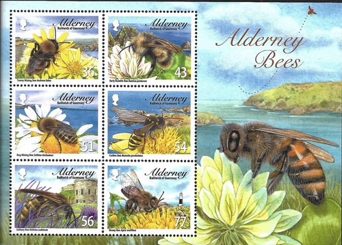 ALDERNEY - 2015 MNH "Bees Of ALDERNEY" Souvenir Sheet!!!