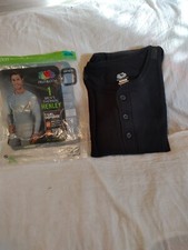 mens thermal henley xl
