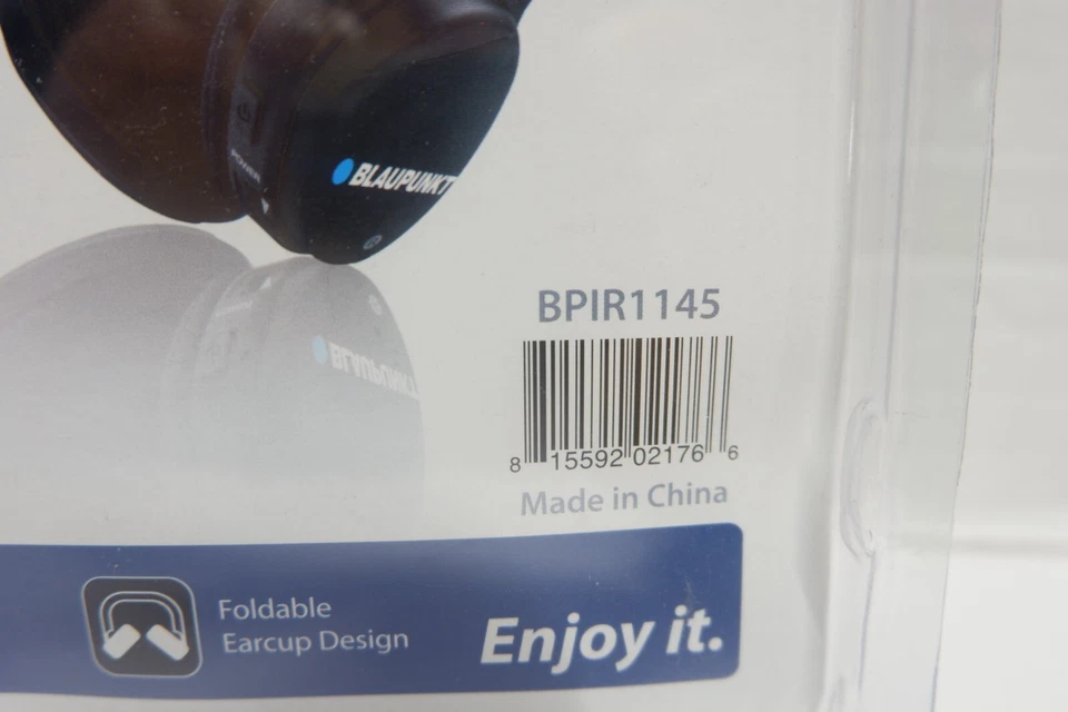 BLAUPUNKT Foldable Headphones BPIR1145 Universal IR Infrared Wireless Car DVD - Image 3 of 3