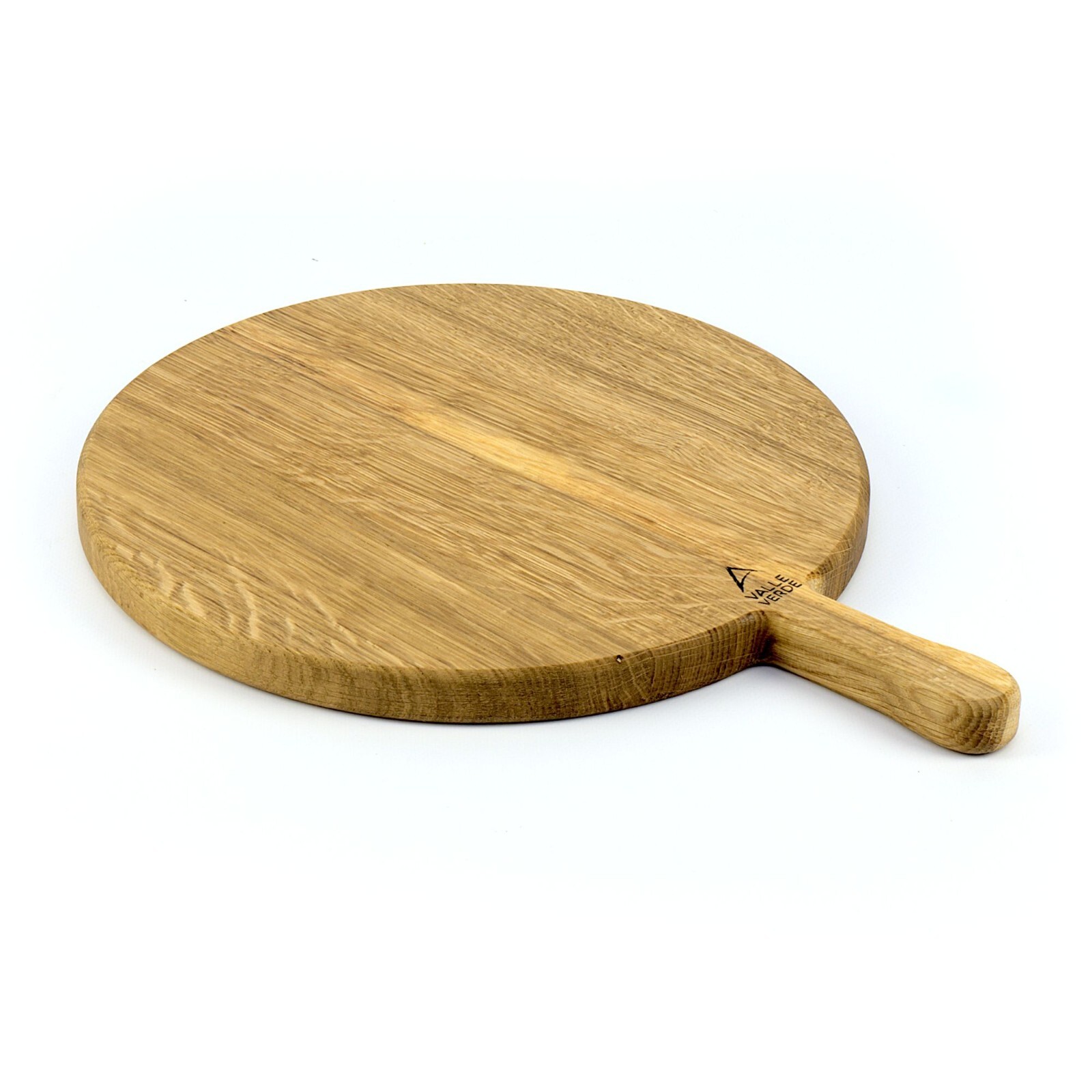 Pizzabrett Naturholz Pizzateller Servierbrett Holzbrett Eiche Esche Ø 35 cm