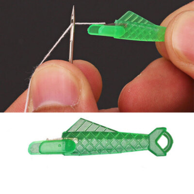 3PCS Fish Type Needle Threader Stitch Thread Guide Tool For Hand Sewing Machine