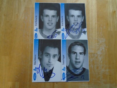 Brad Richards Mike Ribeiro--Simon Gagne Autographed  4'' x 6'' photo's + 3 Bonus