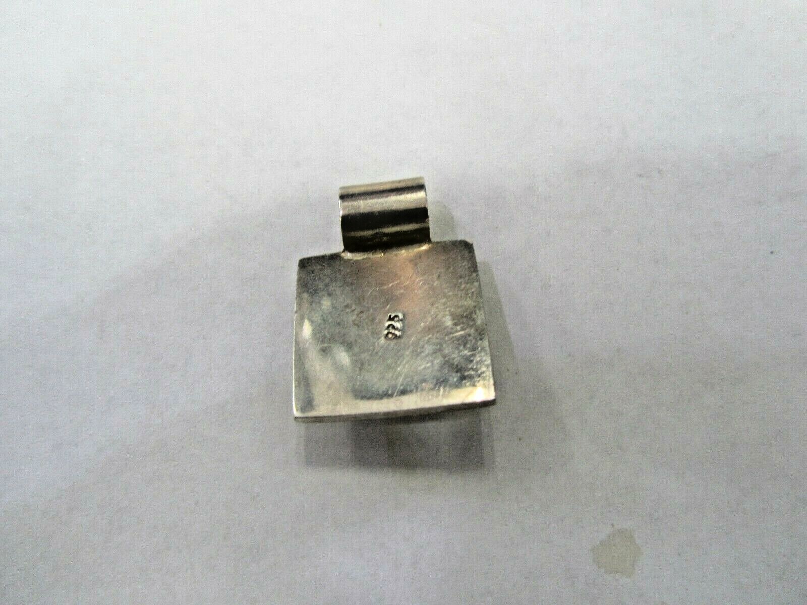 Vintage Sterling Silver 925 Ladies Maze Pendant - image 6