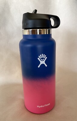 Standard Mouth Pink And Blue Hydro Flask Clearance 32 Oz Ombre Hydro Flask  Outlet BN Hydroflask