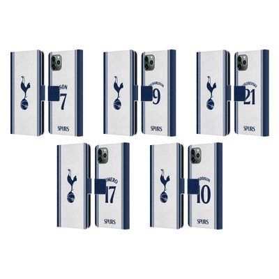 TOTTENHAM HOTSPUR F.C. 2024/25 PLAYERS HOME KIT LEATHER BOOK CASE APPLE iPHONE