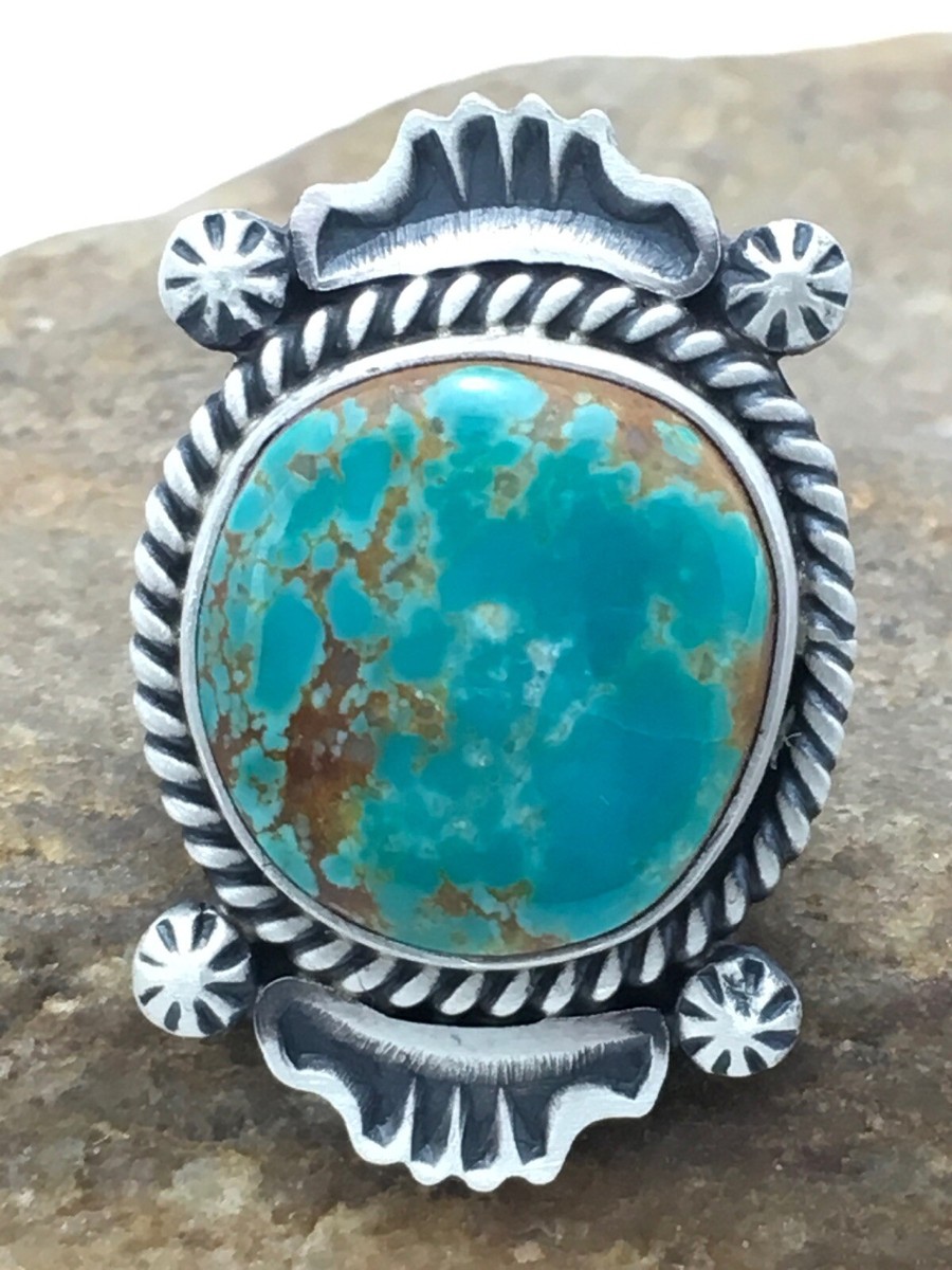 Royston Turquoise Navajo Sterling Silver Native American
