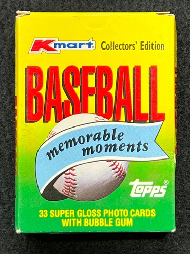 1988 Topps K-Mart Memorable Moments Baseball Factory Set (1-33)