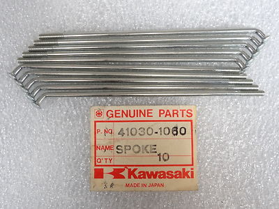 Kawasaki NOS NEW 41030-1060 Rear Outer Spoke 126MMX124D (10) KX