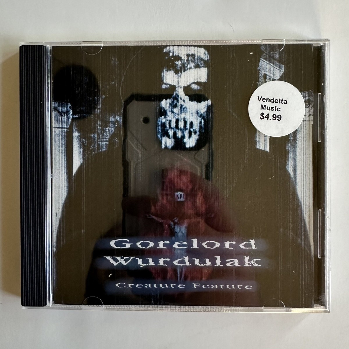 Creature Feature Split CD by Wurdulak / Gorelord (2001, Red