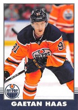 2020-21 O-Pee-Chee OPC Gaetan Haas RETRO Parallel #222 Oilers