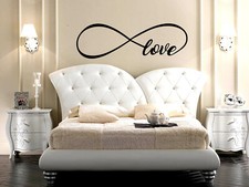 Adesivi Murali Frasi Love infinito per amore wall stickers decorazione da parete