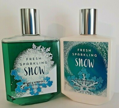 Bath Body Works Fresh Sparkling Snow Shea Vitamin e Lotion