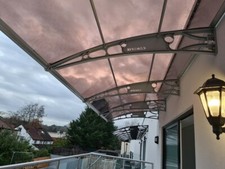 CANOFIX 1500x6000 mm tettoia per porta fai da te policarbonato a sbalzo veranda patio passerella